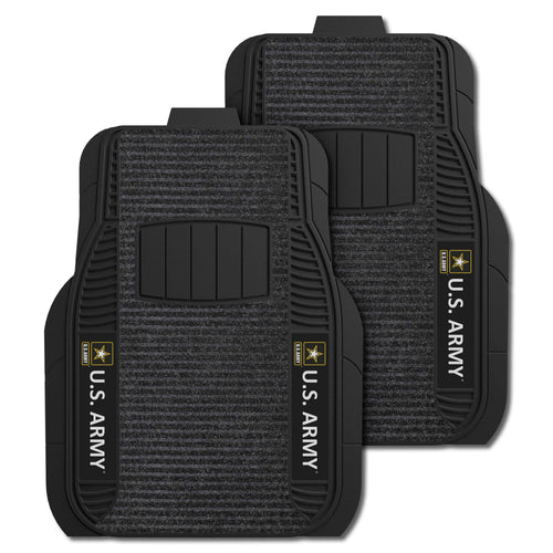 Fanmats - U.S. Army 2-pc Deluxe Car Mat Set 21''x27''