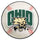 Fanmats - Ohio University Baseball Mat 27'' diameter
