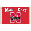 Nebraska Cornhuskers Flag 3x5 Man Cave BSI CO - BSI Products