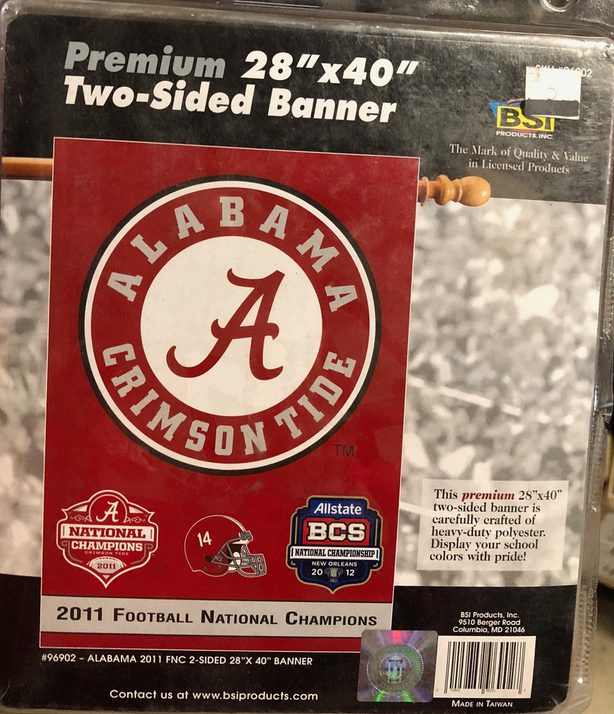 Alabama Crimson Tide Flag 3x5 BSI 2012 National Champ - BSI Products
