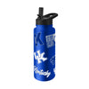 Kentucky Wildcats Quencher Bottle 34oz Stainless Steel Dreamweave - Logo Brands