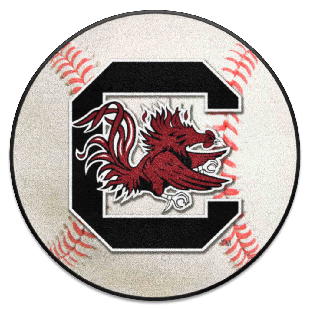 Fanmats - University of South Carolina Baseball Mat 27'' diameter