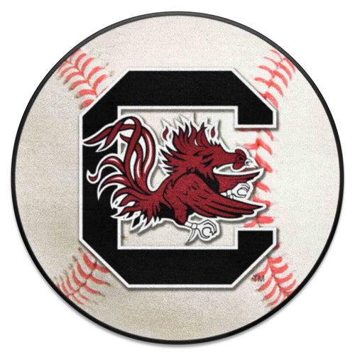 Fanmats - University of South Carolina Baseball Mat 27'' diameter