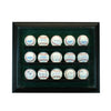 15 Baseball Cabinet Style Display Case with Black Moulding