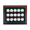 15 Baseball Cabinet Style Display Case with Cherry Moulding