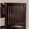 Mission Staircase Twin over Twin Bunk Bed with Seven Drawers - American Furniture Classics