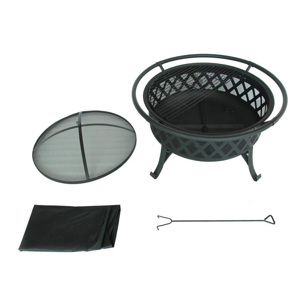 Outdoor Leisure Products Bismark Fire Pit and Grill