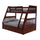 Mission Twin over Full Bunk Bed with Three Drawers - American Furniture Classics