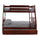 Mission Twin over Full Bunk Bed with Roll Out Twin Trundle Bed - American Furniture Classics