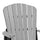 Fan Back Swivel Glider in Light Gray and Black - American Furniture Classics