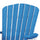Fan Back Balcony Glider Made in the USA- Blue, White - American Furniture Classics