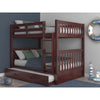 Full over Full Bunk Bed with Twin Sized Trundle - American Furniture Classics