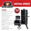 Multi Level Vertical Smoker and Charcoal Grill - American Furniture Classics