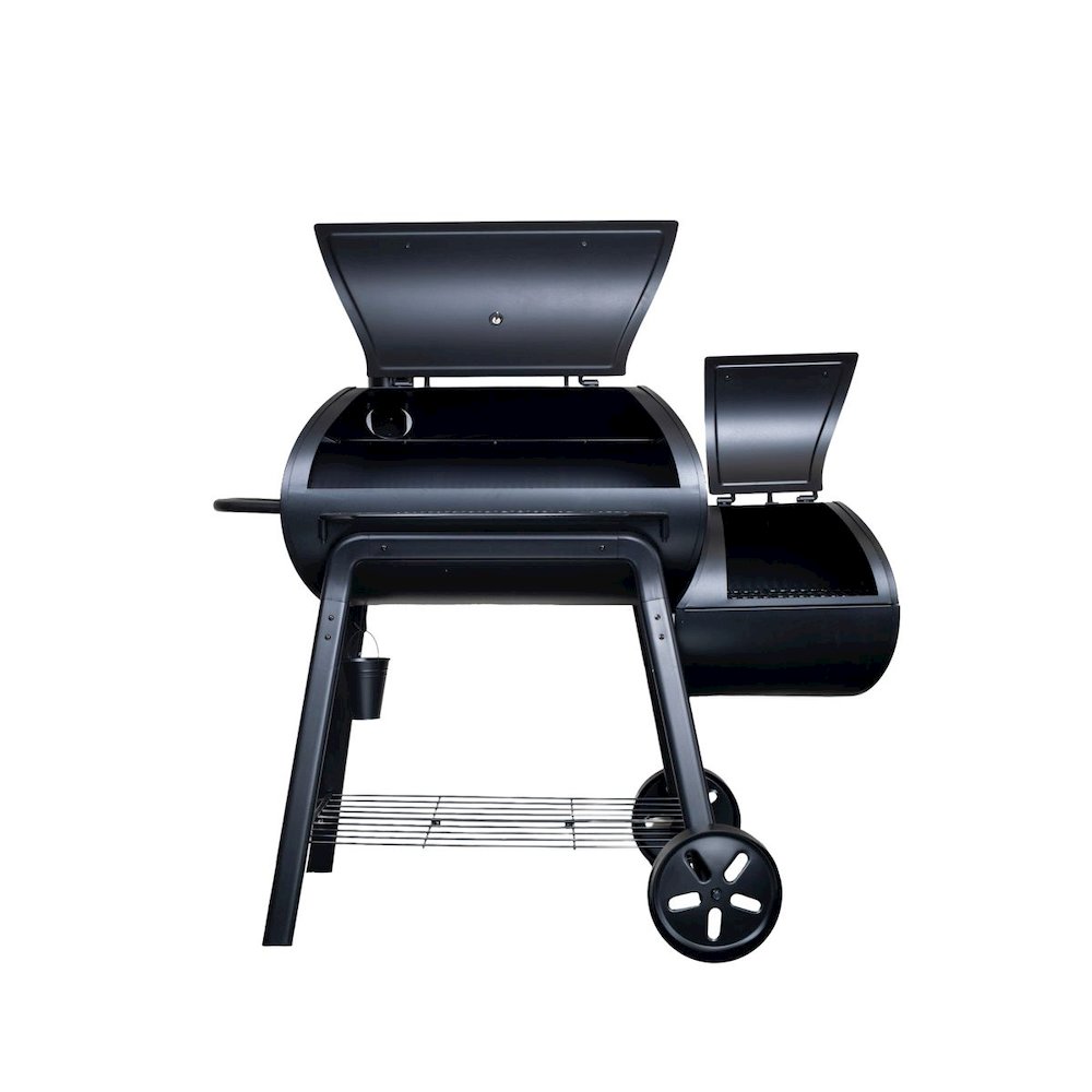 Heavy Duty Offset Charcoal Smoker Grill - American Furniture Classics