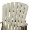 Fan Back Glider Made in the USA- Weatherwood, Tudor Brown - American Furniture Classics