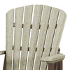 Double Glider with Center Table in Weatherwood and Tudor Brown - American Furniture Classics