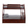 Mission Twin over Full Bunk Bed with Three Drawers - American Furniture Classics
