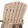 Fan Back Balcony Glider Made in the USA- Cedar, Tudor Brown - American Furniture Classics