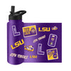 LSU Tigers Quencher Bottle 34oz Stainless Steel Dreamweave - Logo Brands
