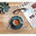 Desktex Pack of 2 Anti-Microbial Circular Desk Mats -12'' Diameter