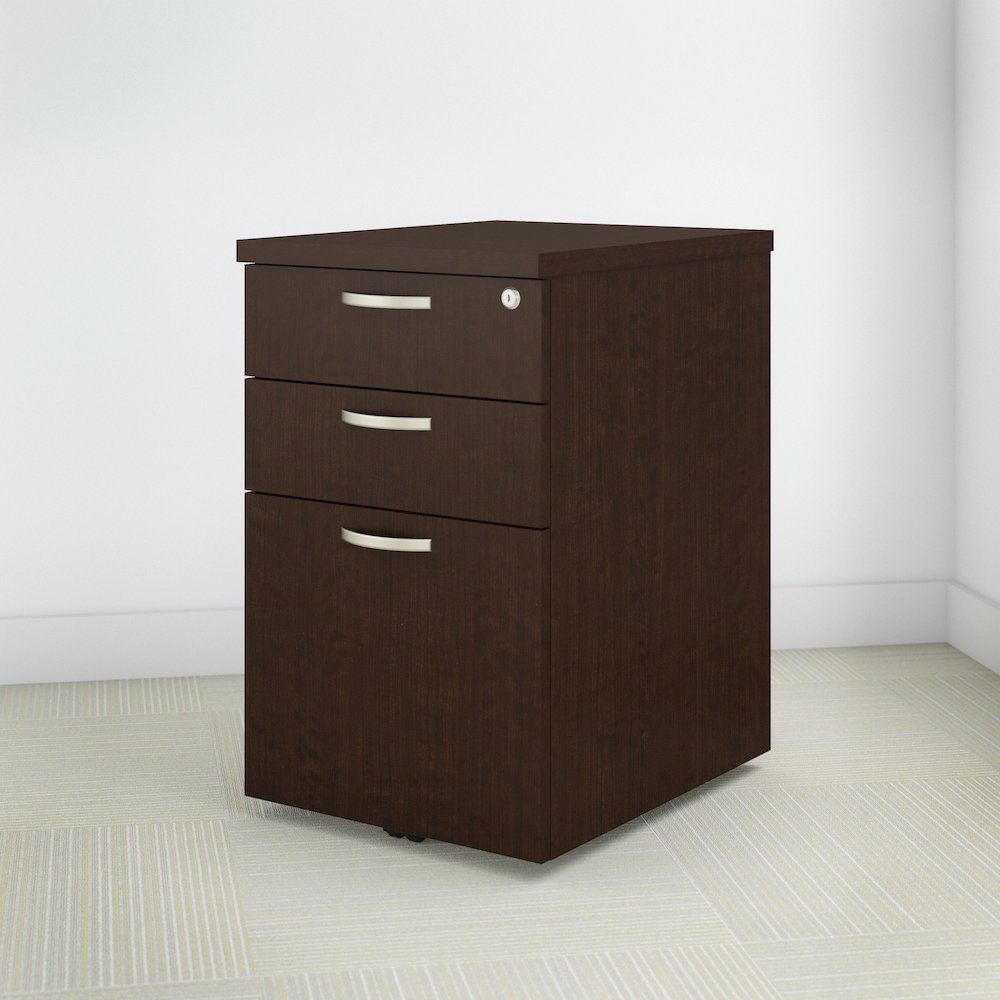 Easy Office 3 Drawer Mobile File Cabinet - BBF – GameRoomPlaza