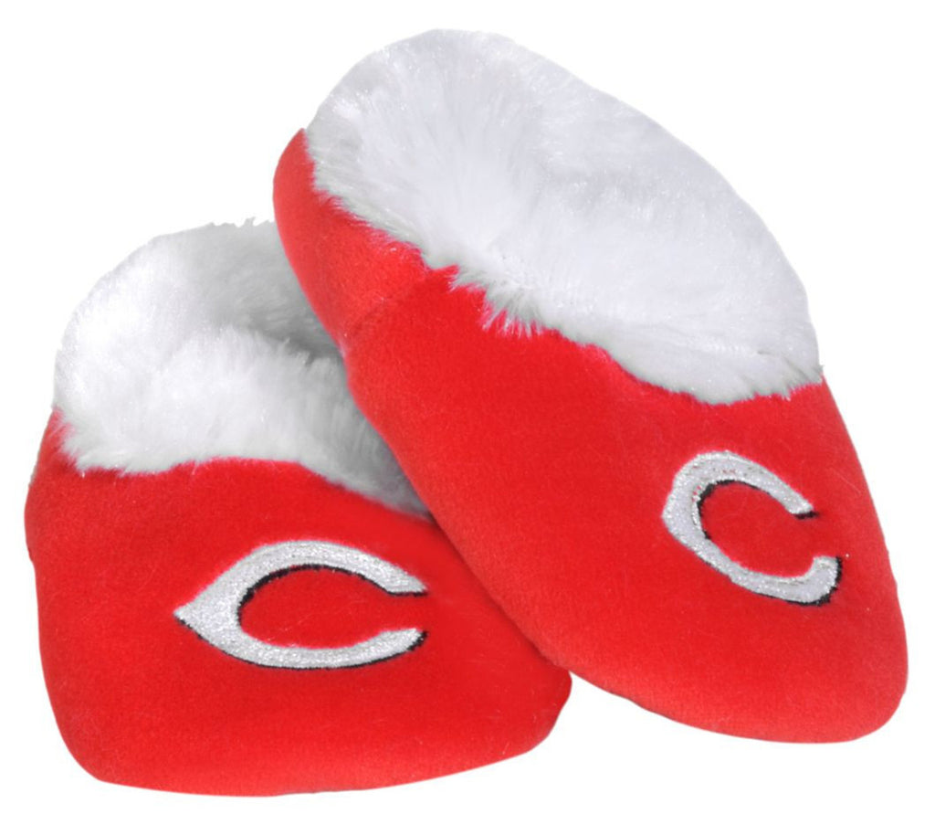 Cincinnati Reds Slipper - Baby Bootie - 6-9 Months - L - Forever Collectibles