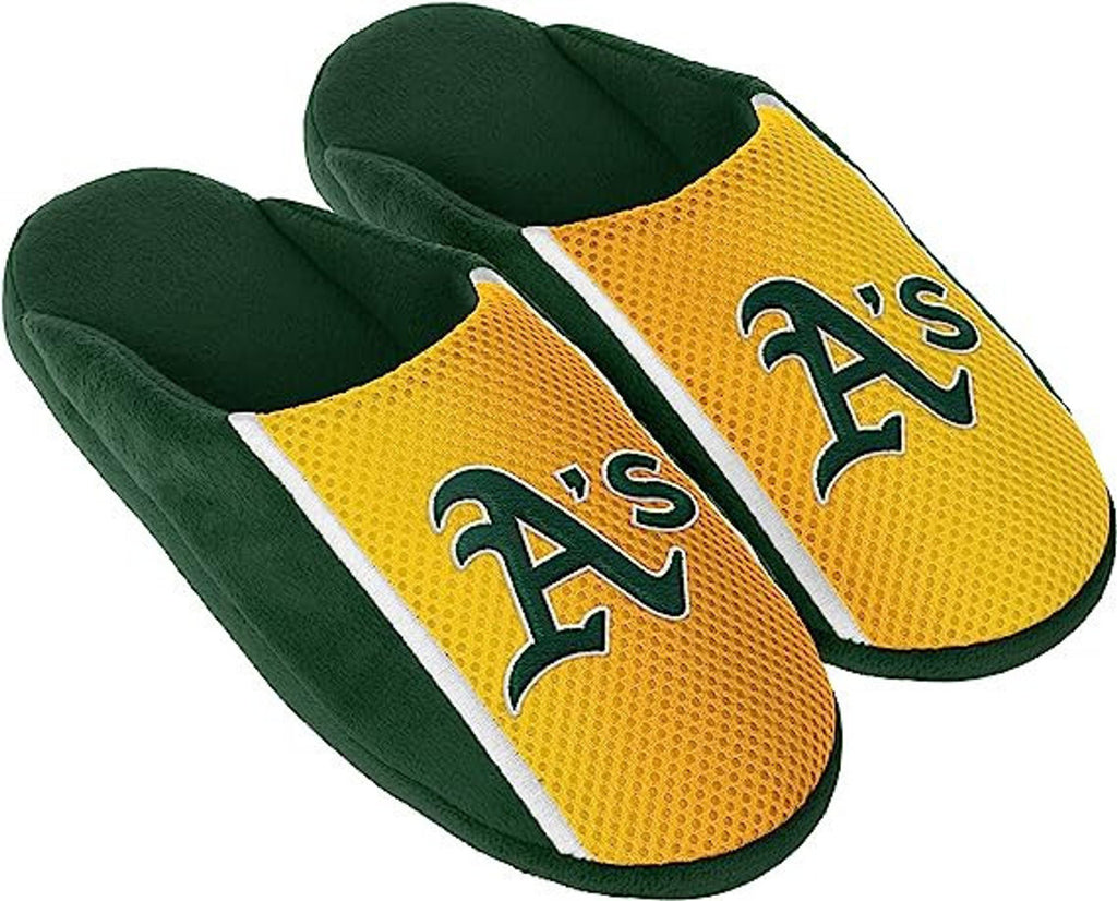 Oakland Athletics Slipper - Men Big Logo - (1 Pair) - XL - Forever Collectibles