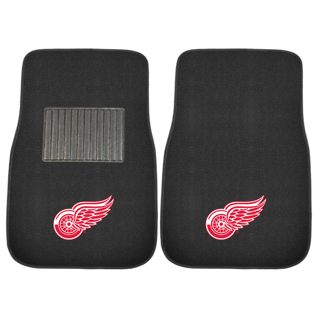 Fanmats - NHL - Detroit Red Wings 2-pc Embroidered Car Mat Set 17''x25.5''