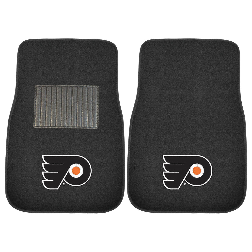 Fanmats - NHL - Philadelphia Flyers 2-pc Embroidered Car Mat Set 17''x25.5''