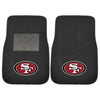 Fanmats - NFL - San Francisco 49ers 2-pc Embroidered Car Mat Set 17''x25.5''
