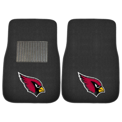 Fanmats - NFL - Arizona Cardinals 2-pc Embroidered Car Mat Set 17''x25.5''