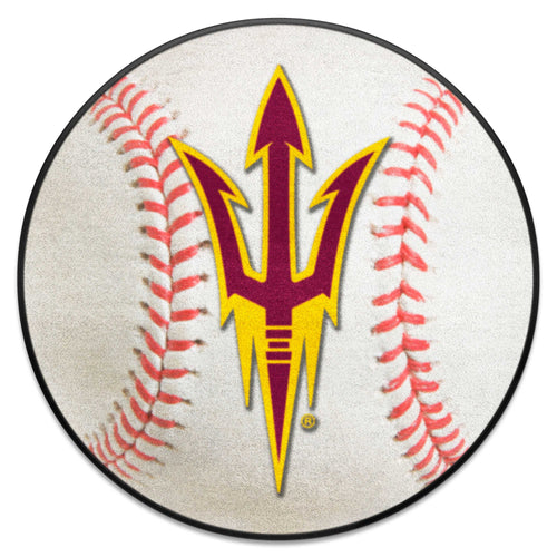 Fanmats - Arizona State University Baseball Mat 27'' diameter