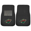 Fanmats - NHL - Minnesota Wild 2-pc Embroidered Car Mat Set 17''x25.5''