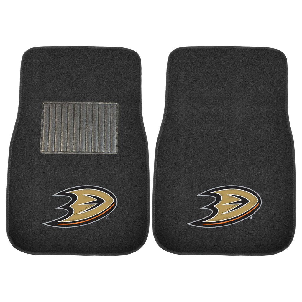 Fanmats - NHL - Anaheim Ducks 2-pc Embroidered Car Mat Set 17''x25.5''