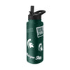Michigan State Spartans Quencher Bottle 34oz Stainless Steel Dreamweave - Logo Brands