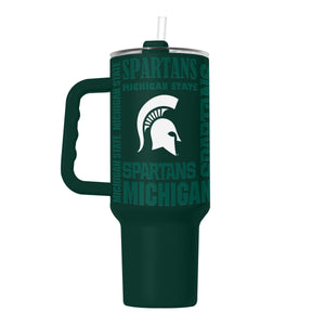 Michigan State Spartans Tumbler 40oz Powder Coat Replay - Logo Brands
