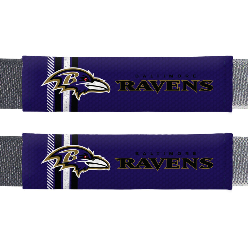 Baltimore Ravens Seat Belt Pads Rally Design -