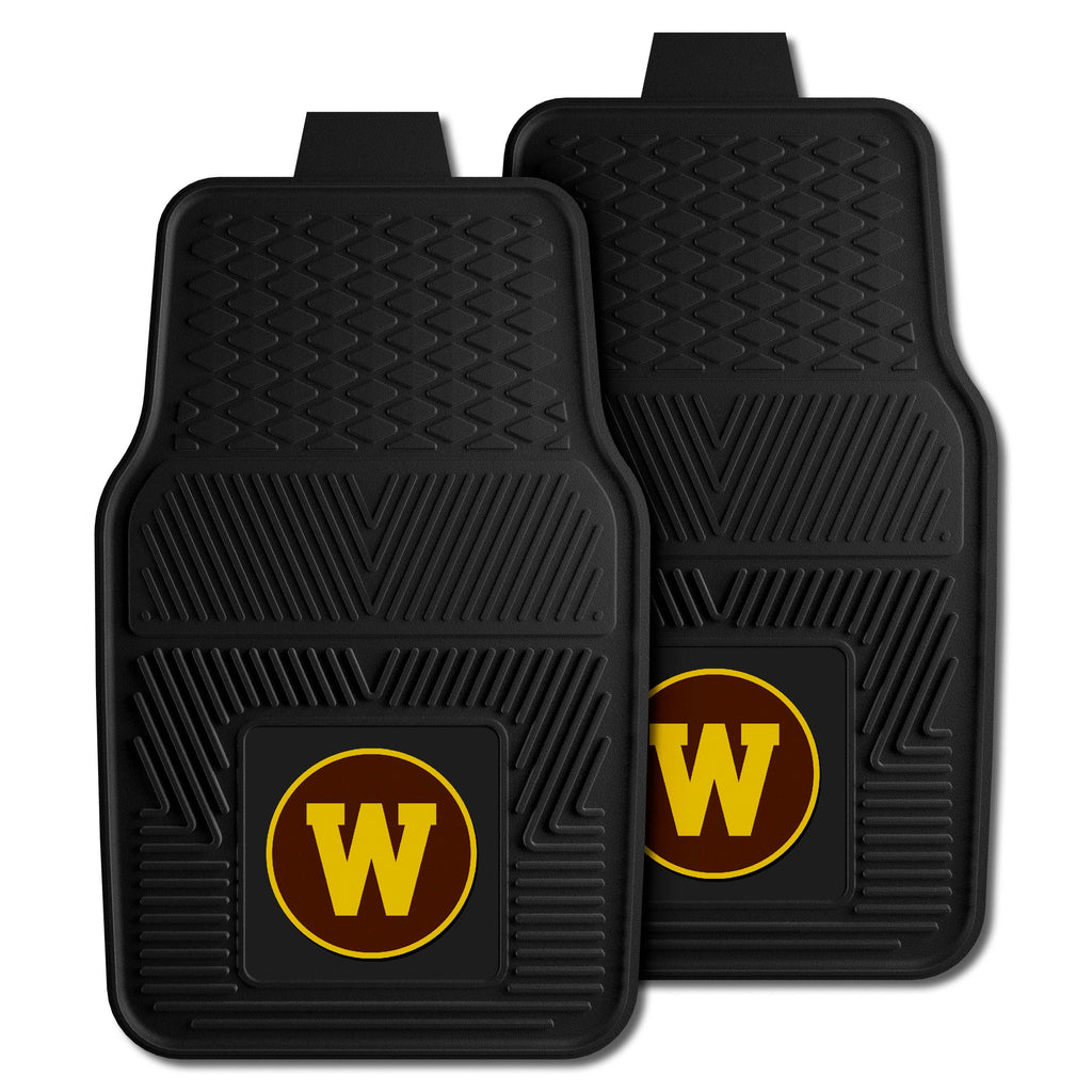 Fanmats - Western Michigan University 2-pc Vinyl Car Mat Set 17''x27''
