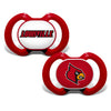 Louisville Cardinals Pacifier 2 Pack - Special Order - Baby Fanatic