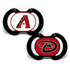 Arizona Diamondbacks Pacifier 2 Pack - Special Order - 0.25