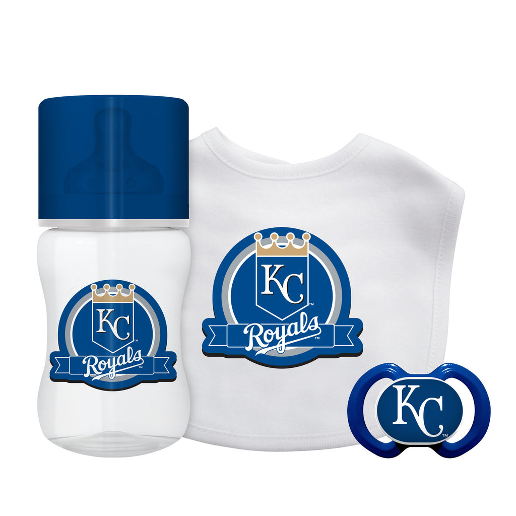 Kansas City Royals Baby Gift Set 3 Piece - Baby Fanatic