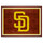 Fanmats - MLB - San Diego Padres 8x10 Rug 87''x117''