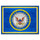 Fanmats - U.S. Navy 8x10 Rug 87''x117''