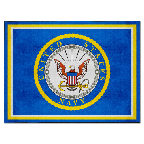Fanmats - U.S. Navy 8x10 Rug 87''x117''