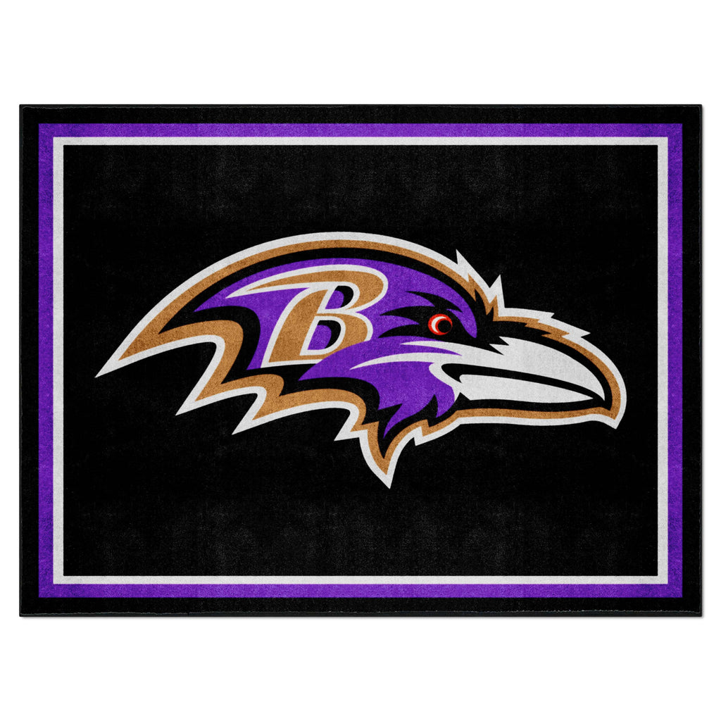 Fanmats - NFL - Baltimore Ravens 8x10 Rug 87''x117''