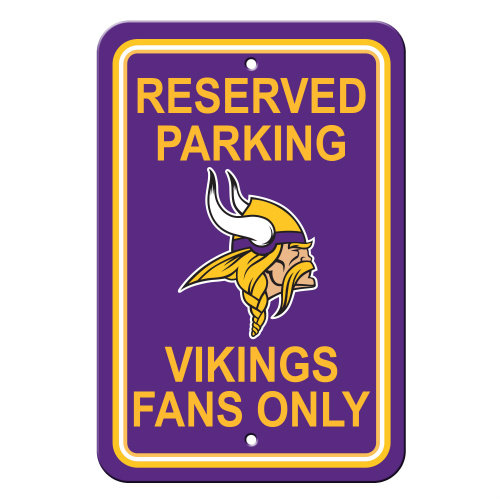 Jacksonville Jaguars Sign 12x18 Plastic Reserved Parking Style -