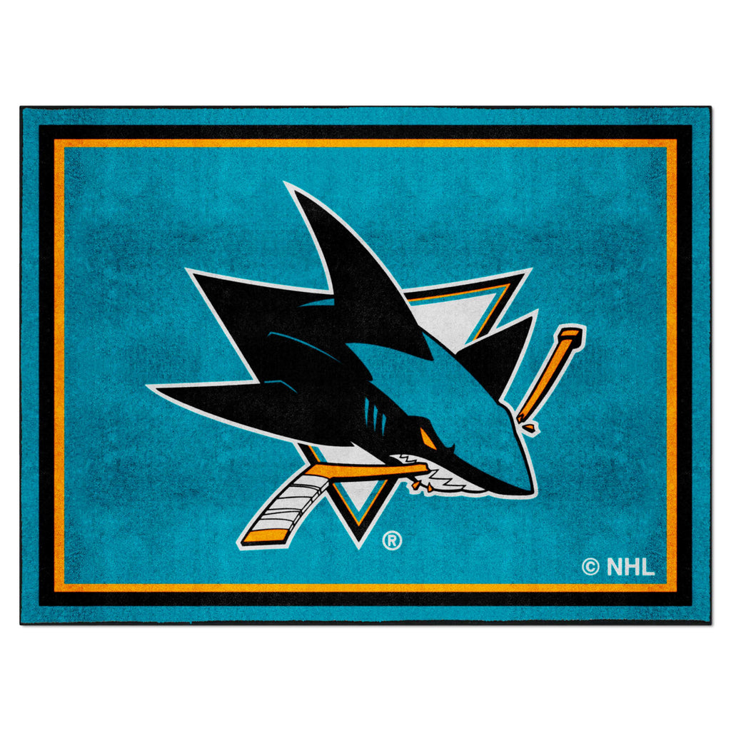 Fanmats - NHL - San Jose Sharks 8x10 Rug 87''x117''