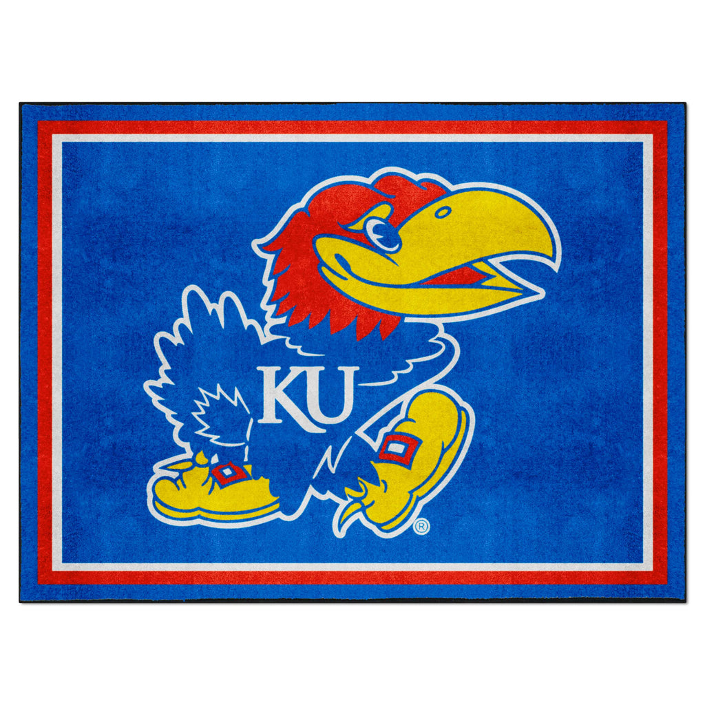 Fanmats - University of Kansas 8x10 Rug 87''x117''