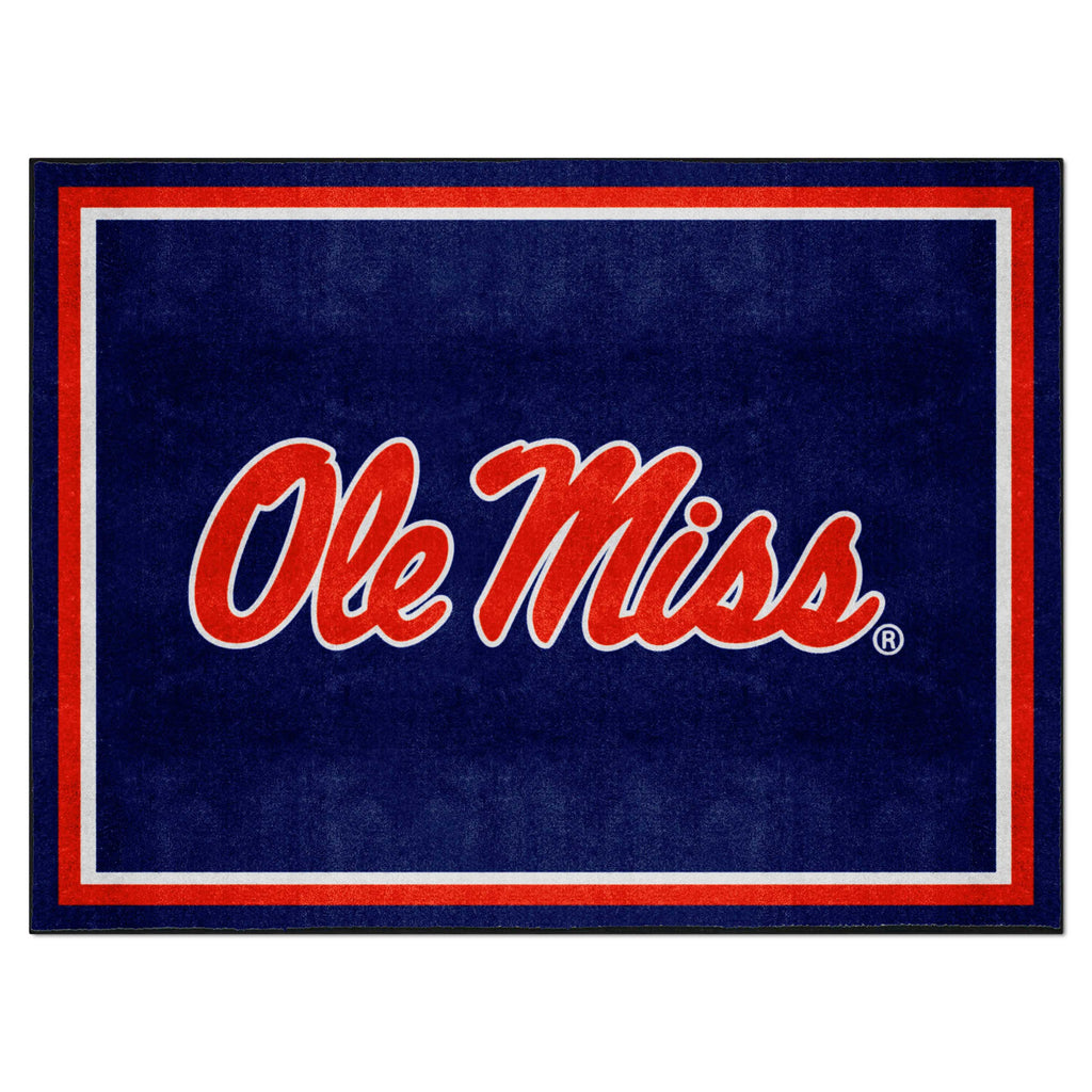 Fanmats - University of Mississippi (Ole Miss) 8x10 Rug 87''x117''