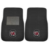 Fanmats - University of South Carolina 2-pc Embroidered Car Mat Set 17''x25.5''